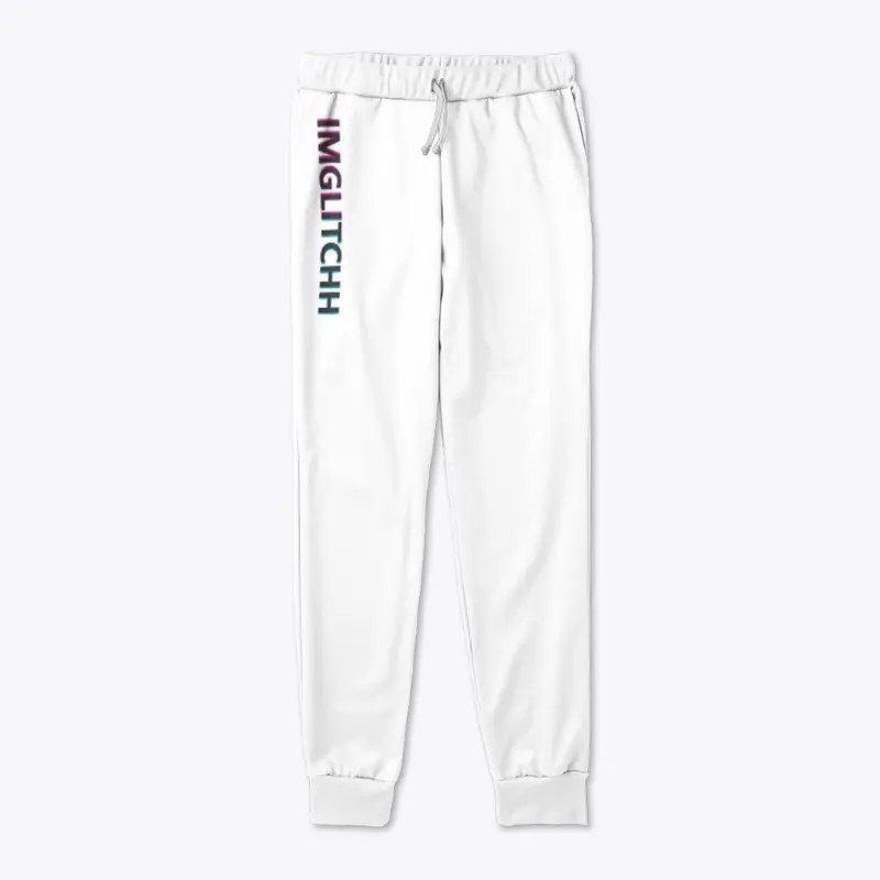 GLiTChh Joggers - Black Text