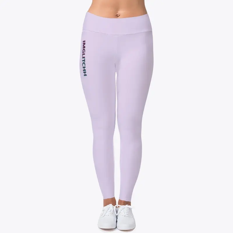 GLiTChh Leggings - Black Text